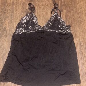 Elegant Black Lace Women's Top